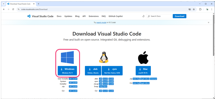 Download Visual Studio Code